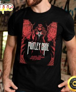 Motley Crue Chile The World Tour 2023 Unisex Black T-shirt Motley Crue Chile The World Tour 2023 Unisex Black T-shirt