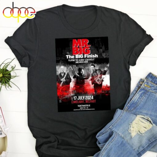 Mr Big Announces 2024 The Big Finish Tour Dates T-Shirt