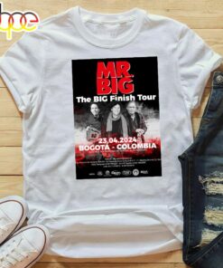 Mr. Big The Big Finish April 23 2024 Unisex T-Shirt White