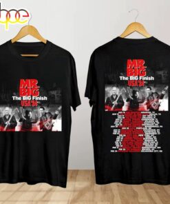 Mr Big The Big Finish Tour 2024 Mr Big Band Concert Shirt