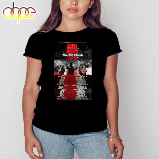 Mr. Big Tour 2024 Poster Shirt