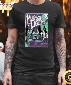 Murder By Death With Laura Jane Grace W American Aquarium Tour 2023 T-shirt