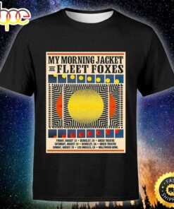My Morning Jacket & Fleet Foxes Announce West Coast Tour Unisex T-shirt My Morning Jacket & Fleet Foxes Announce West Coast Tour Unisex T-shirt