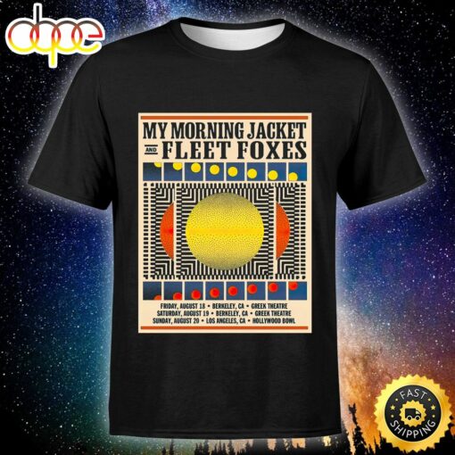 My Morning Jacket &amp Fleet Foxes Announce West Coast Tour Unisex T-shirt