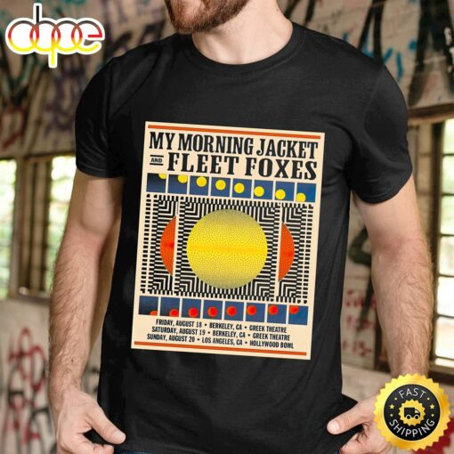 My Morning Jacket &amp Fleet Foxes Announce West Coast Tour Unisex T-shirt