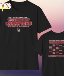 NC State Wolfpack 2024 ACC Basketball Tournament Champions Shirt