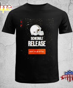 NFL Cleveland Browns 2024 Schedule Release Unisex T-Shirt