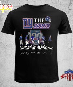 NFL Football New York Giants The Beatles Rock Band Shirt Youth T-Shirt