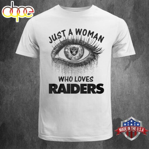 NFL Just A Woman Who Loves Las Vegas Raiders Unisex T-shirt