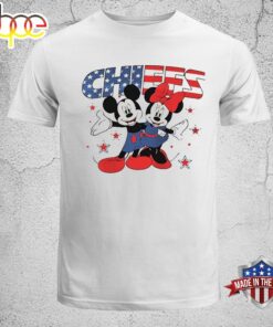 NFL Kansas City Chiefs Independence Day Proud of 4 July Mickey Love Flag America T-Shirt