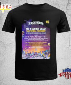 NFL x Summer Smash Flag Football Tournament On The Summer Smash Festival Grounds 2024 Unisex T-Shirt