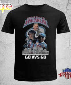 NHL Colorado Avalanche Ice Hockey Team Go Avs Go T-Shirt