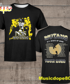Nas And Wu-tang Clan New York State Of Mind Tour 2022 Dates Unisex T-shirt Nas And Wu-tang Clan New York State Of Mind Tour 2022 Dates Unisex T-shirt