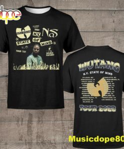 Nas And Wu-tang Clan New York State Of Mind Tour 2022 Dates Youngdirty T-shirt Nas And Wu-tang Clan New York State Of Mind Tour 2022 Dates Youngdirty T-shirt