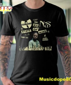 Nas And Wu-tang Clan New York State Of Mind Tour 2022 Dates Youngdirty T-shirt