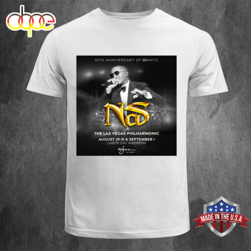 Nas The Las Vegas Philharmonic on Labor Day Weekend Unisex T-Shirt