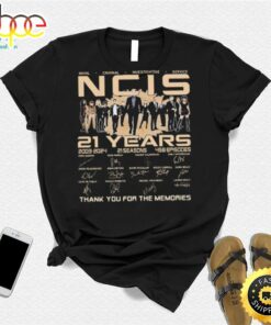 Naval Criminal Investigative Service Ncis 21 Years 2003 2024 Thank You For The Memories Signatures Shirt