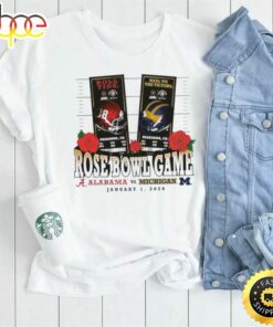 Ncaa Michigan Wolverines Vs. Alabama Crimson Tide 2024 Rose Bowl Shirt