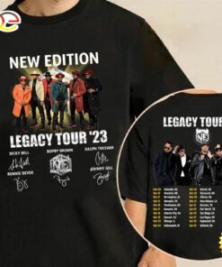 New Edition Band Legacy Tour 2023 Retro Shirt