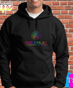 New Hoodie Sweatshirts Coldplay Head Full Of Dreams Logo Black Shirt