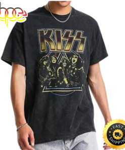 New Look Kiss Printed Black T-shirt