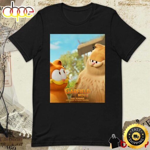 New Poster For The Garfield Movie Summer 2024 Exclusively In Movie Theaters Poster T-Shirt