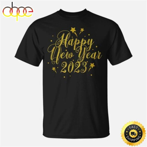 New Years Eve Party Supplies Kids Nye 2023 Happy New Year T-shirt Graphic Print Casual Unisex Tee