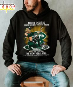 New York Jets Rock Music Keep My Soul Forever Young Shirt