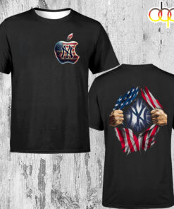 New York Yankees And Apple Independence Day Unisex T-Shirt