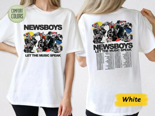 Newsboys 2023 Let The Music Speak Tour Merch