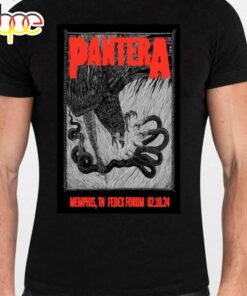 Nice Pantera February 10, 2024 Fedexforum Memphis, Tn Poster Shirt