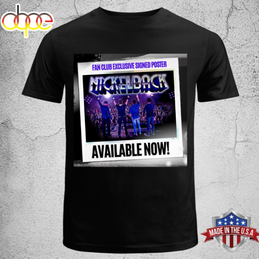 Nickelback Tour 2024 New Dates Merch For Fan T-shirt