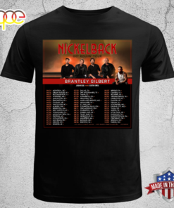 Nickelback Tour 2024 New Dates Merch T-shirt