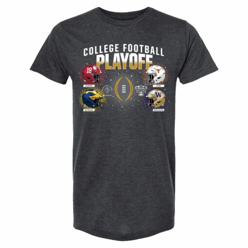 No. 1 Michigan Wolverines Official Cfp 2024 Gear Shirt