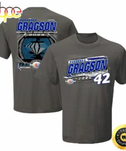 Noah Gragson Checkered Flag 2023 NASCAR Cup Series Schedule Charcoal T-shirt