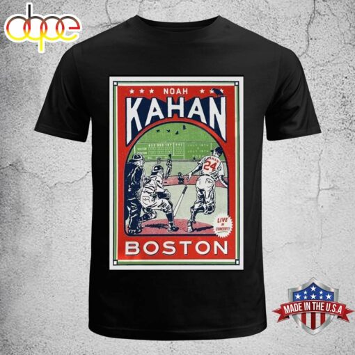 Noah Kahan Jul 18-19 2024 Boston MA Poster Shirt