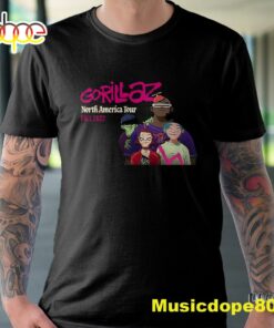 North America Tour 2022 Fall Gorillaz Tour Music T-Shirt