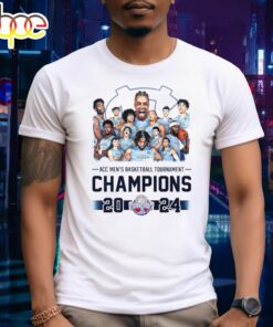 North Carolina Tar Heels ACC men’s basketball tournament Champions 2024 T shirt
