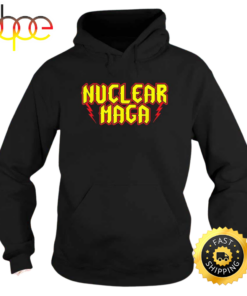 Nuclear maga as a band logo Hoodie