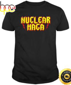 Nuclear maga as a band logo T-shirt
