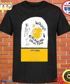 Official 2023 woods band perennial fall tour poster T-shirt