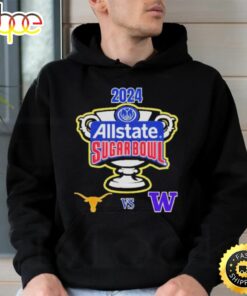 Official Allstate Sugar Bowl 2024 Texas Longhorns Vs Washington Huskies Caesars Superdome New Orleans La Cfb Bowl Game T Shirt