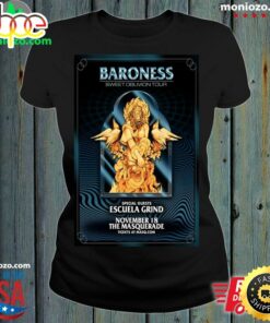 Official Baroness November 18, 2023 The Masquerade Poster Shirt