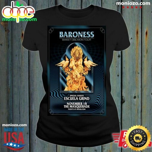 Official Baroness November 18, 2023 The Masquerade Poster Shirt