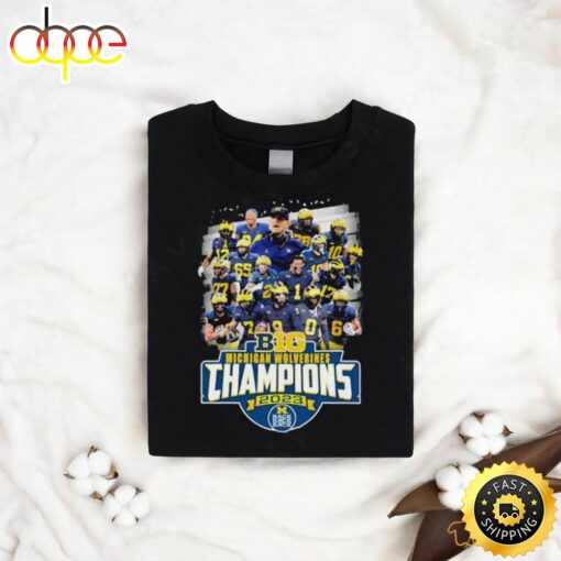 Official Big 10 Michigan Wolverines Team Champions 2023 Shirt