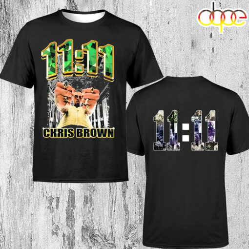 Official Chris Brown 1111 Tour 2024 Unisex T-Shirt