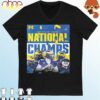 Official Congratulations To The 2024 College Football National Champions Are Michigan Wolverines Fooball Shirt