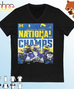 Official Congratulations To The 2024 College Football National Champions Are Michigan Wolverines Fooball Shirt