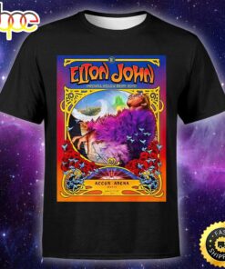 Official Elton John Paris 2023 Tour Poster Shirt Unisex Tshirt