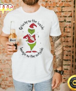 Official Grinch Grinchy On The Inside Bougie On The Outside Christmas T Shirt
